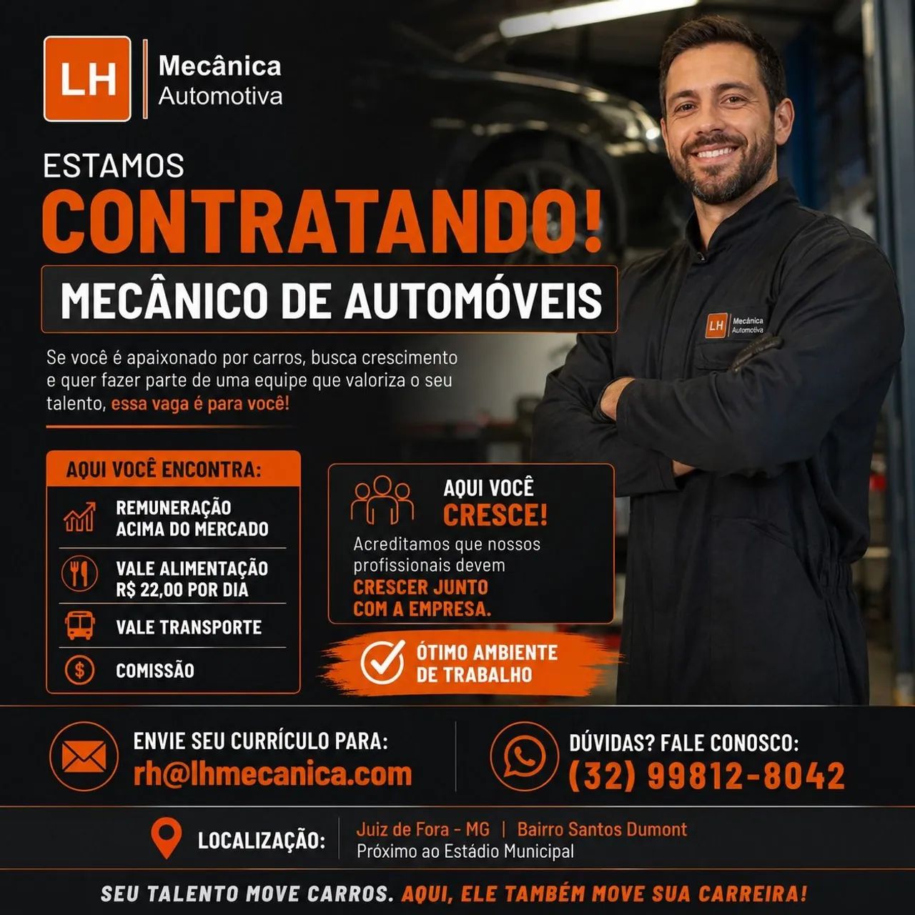 Vaga de emprego Mecânico 