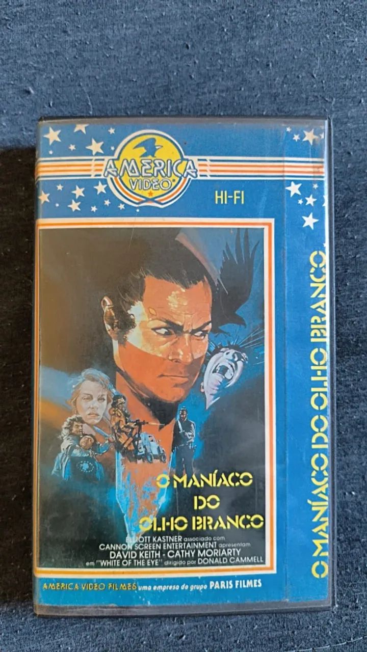 VHS - O Maníaco do Olho Branco - DVD, Blu-Ray e Vídeo Cassete
