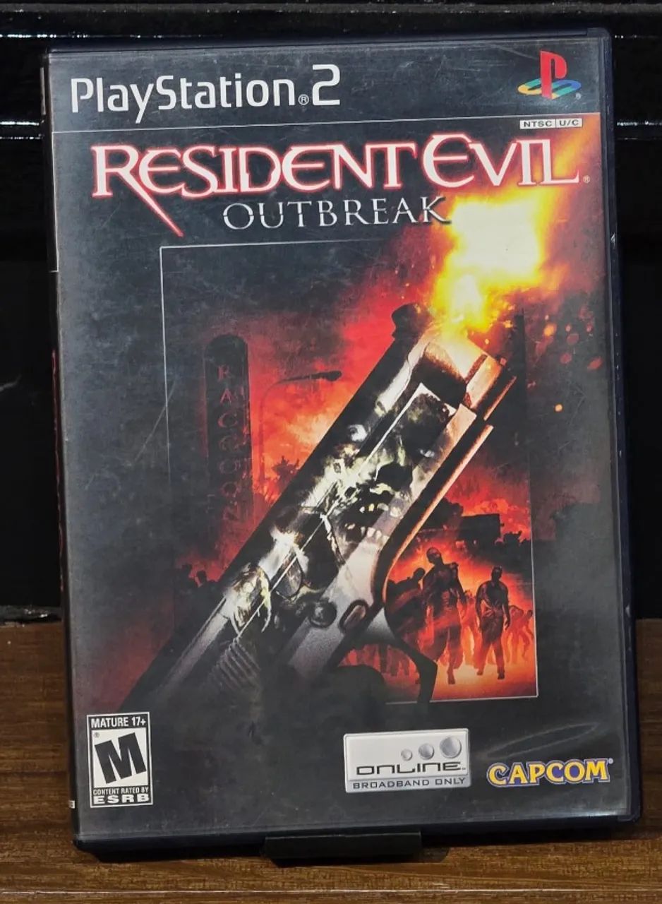 Jogo Resident Evil Outbreak PS2 Original Americano