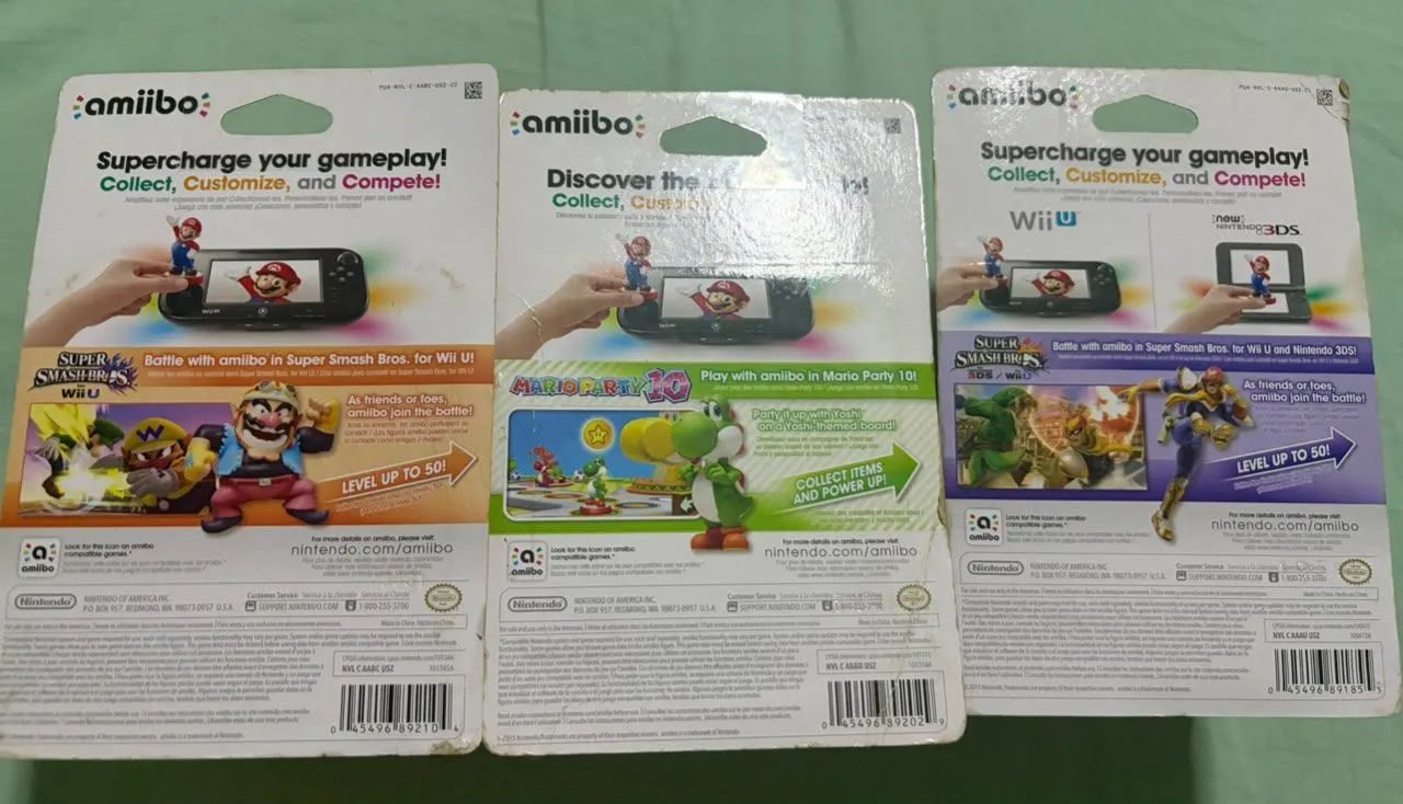 Combo amiibos( Wario, Falcon e Yoshi) - Foto 2