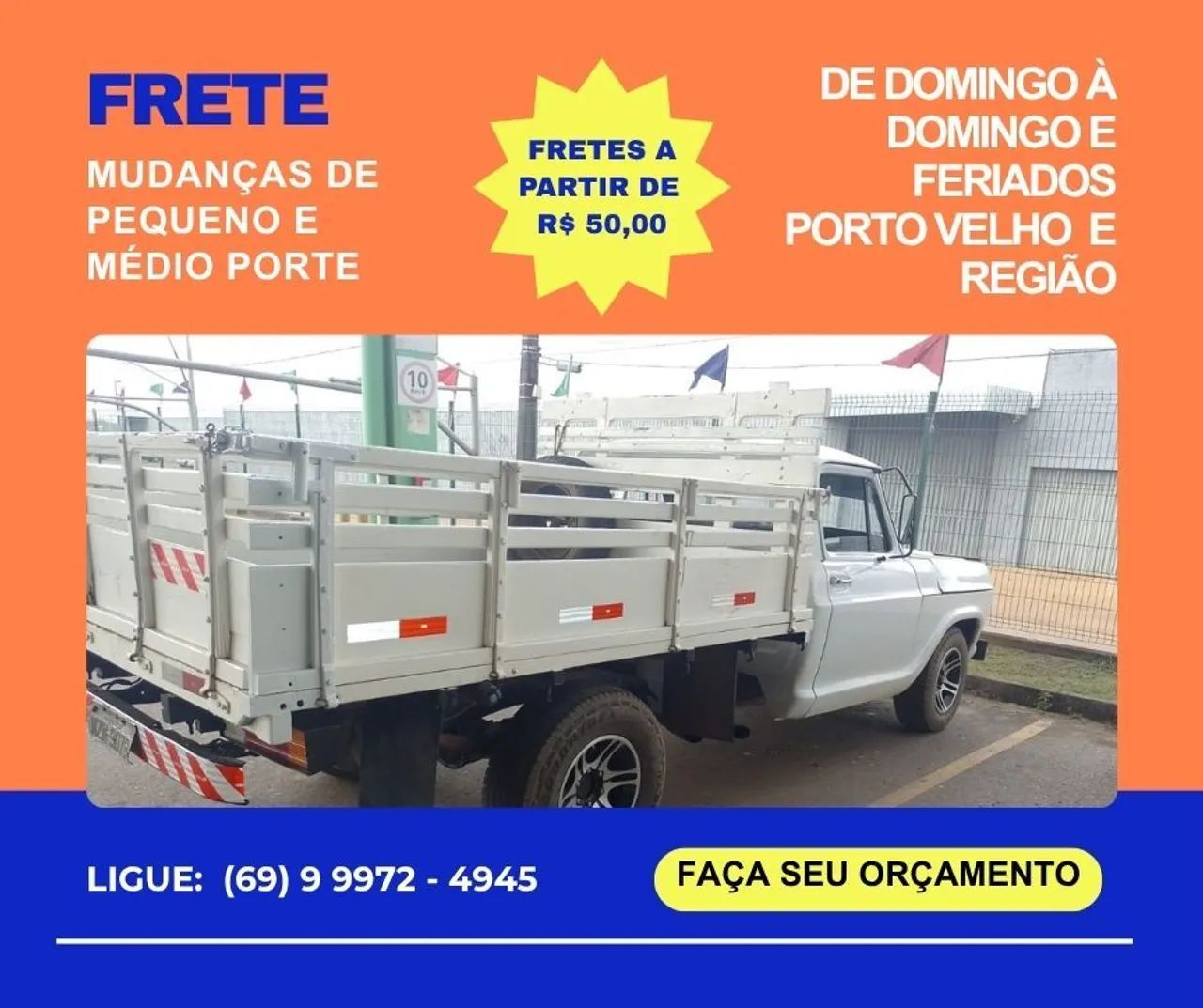 Frete barato Porto Velho 