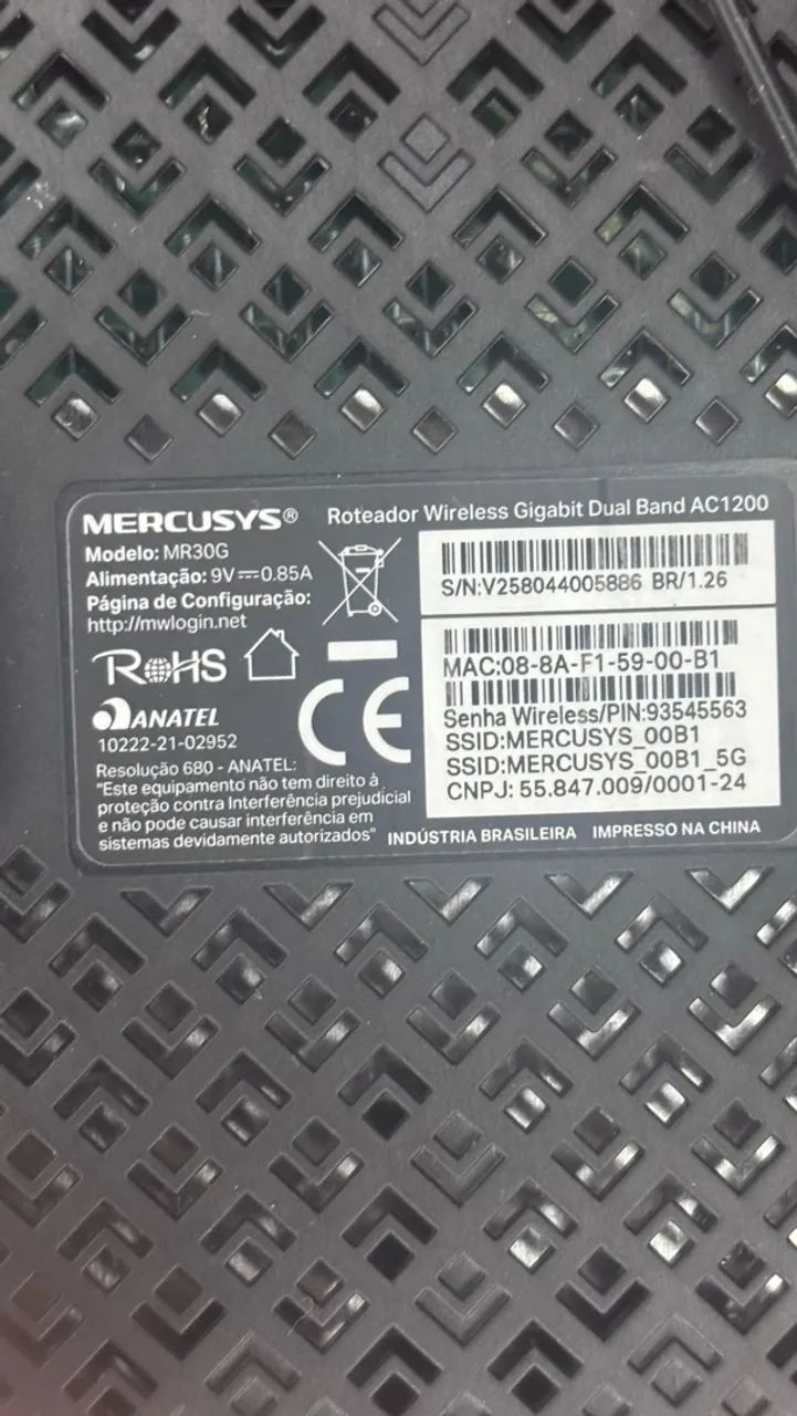Roteador Mercusys 4 Antenas - Foto 2
