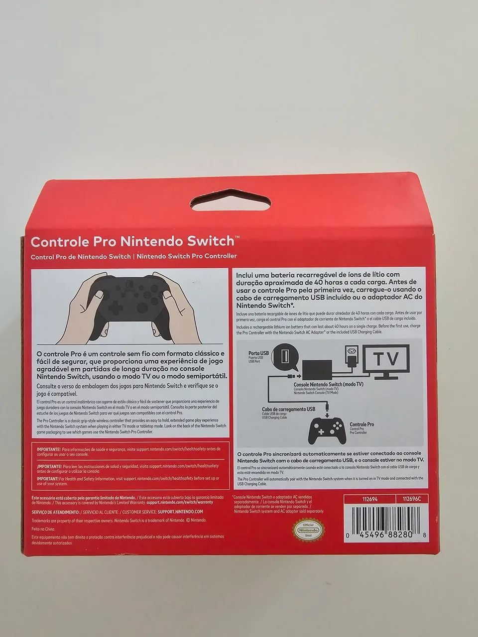 Controle Pro Nintendo Switch (Lacrado) - Foto 2