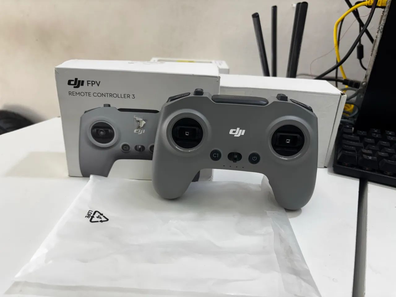 Controle DJI FPV Remote Controller 3 Original - Cinza - Para Drone DJI