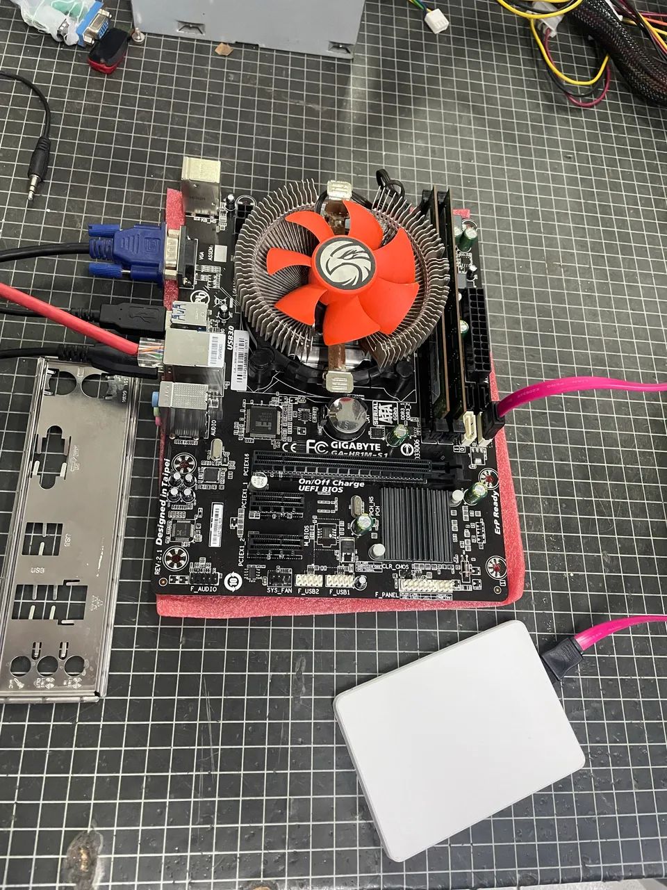 Kit placa mãe, processador, memória e HD - Foto 2
