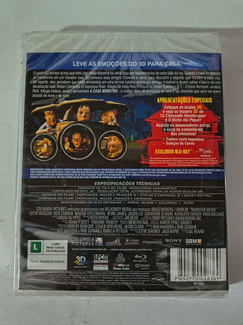Blu Ray 3D A Casa Monstro  - Foto 2