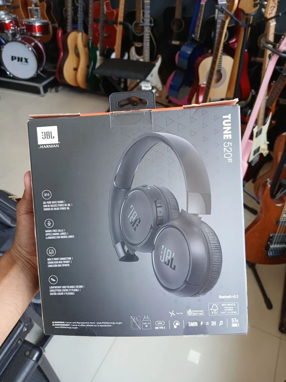 FONE DE OUVIDO JBL TUNE 520 - Foto 2