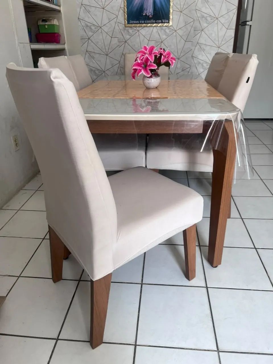 MESA 6 LUGARES COM CADEIRAS - Foto 2