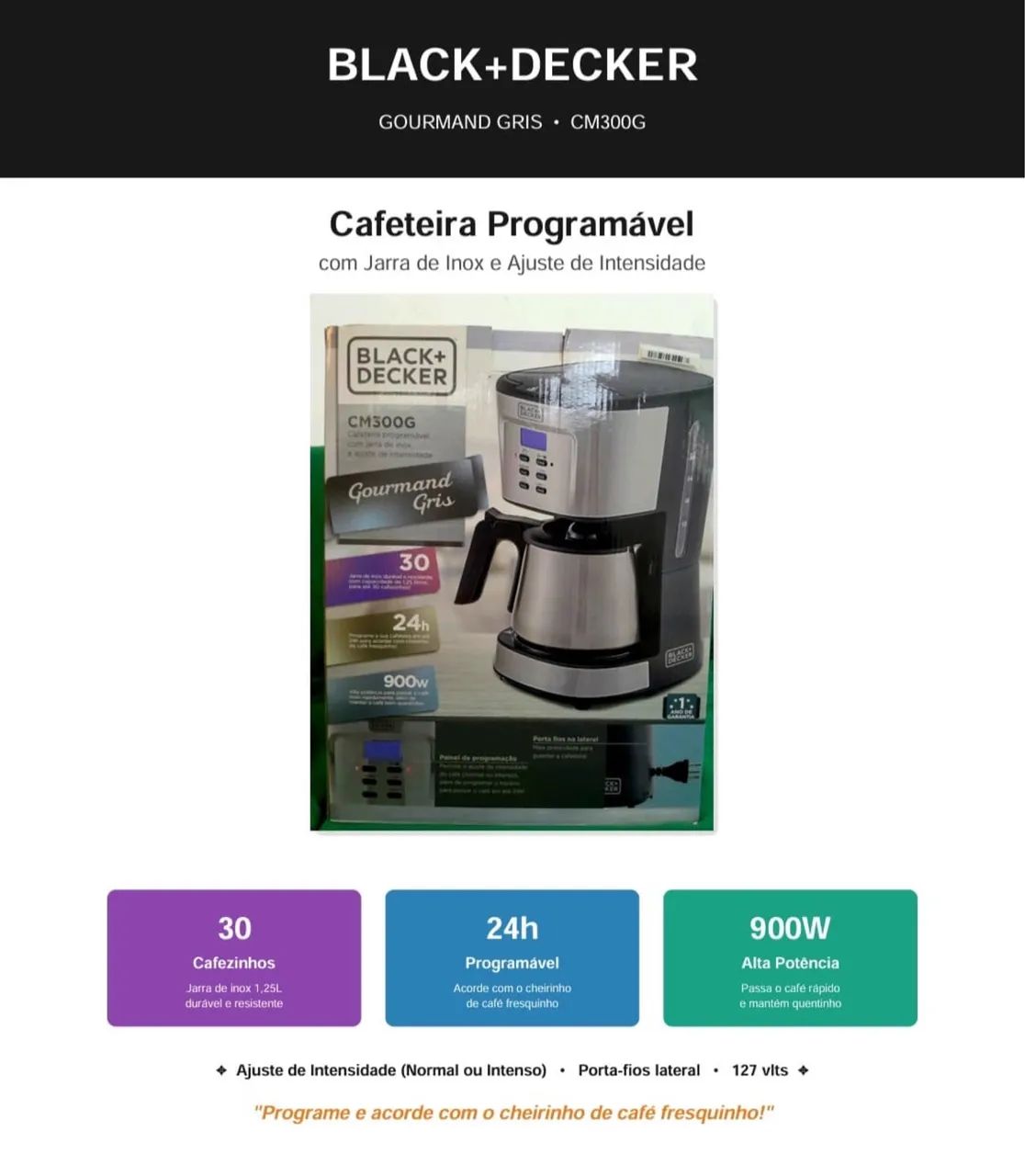 Cafeteira lacrada com programação - Foto 2