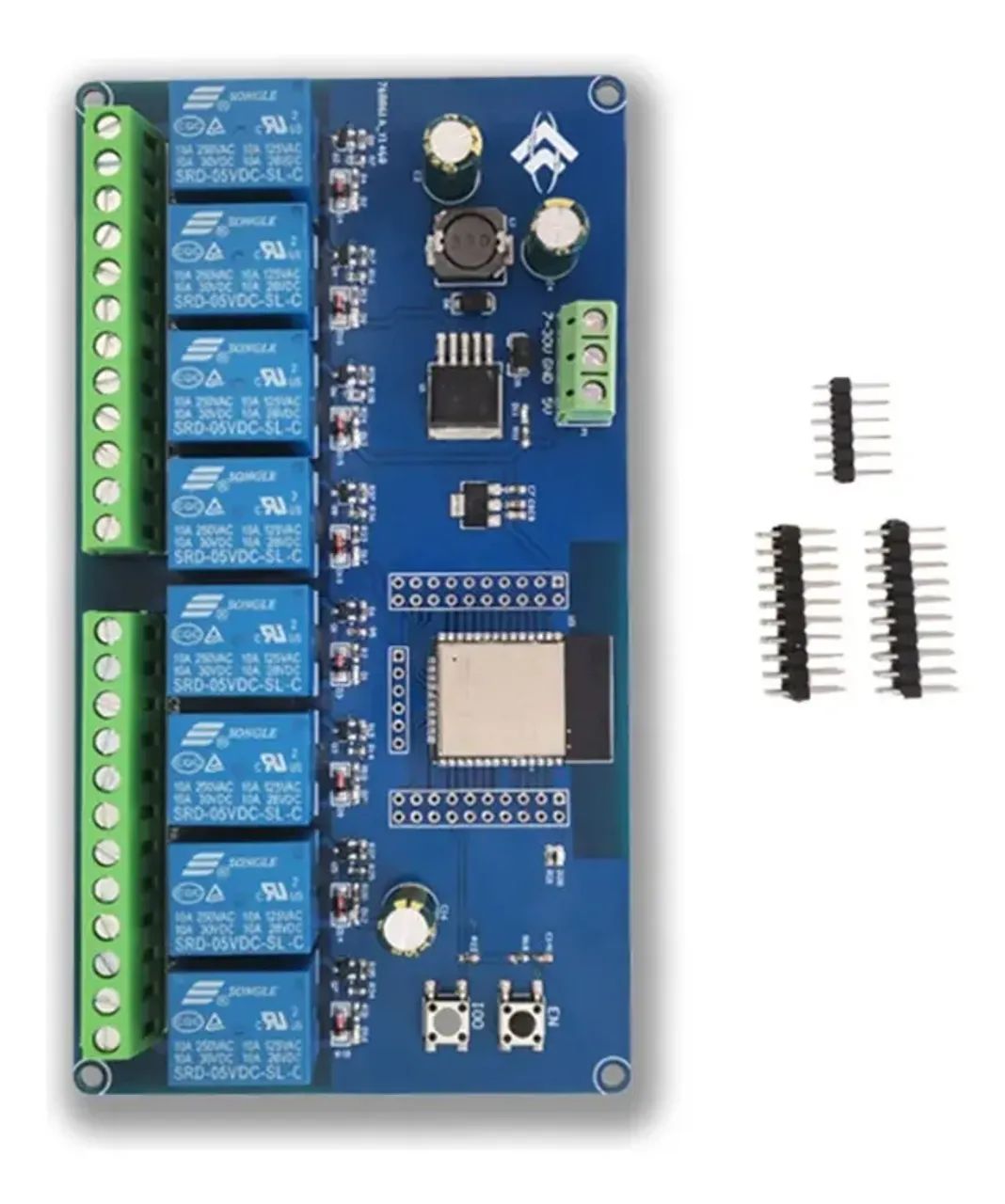 Módulo Relé 8 Canais ESP32 Wi-Fi Wireless