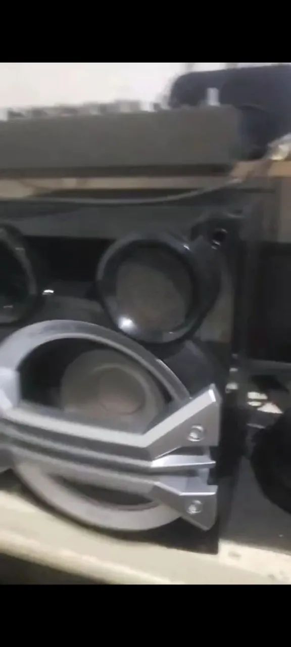Par de caixas Panasonic 