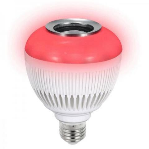 Lâmpada Multicolorido Led Com Caixa De Som Bluetooth 3w - Foto 5