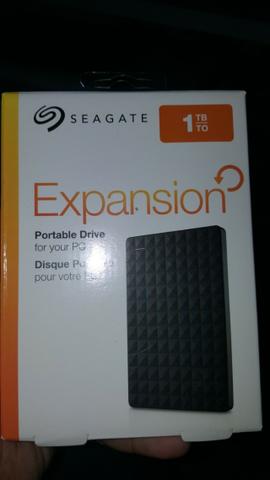 HD Externo 1TB Seagate - Lacrados - Aceito Cartão