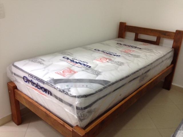Cama de Solteiro Peroba Rosa - Foto 2