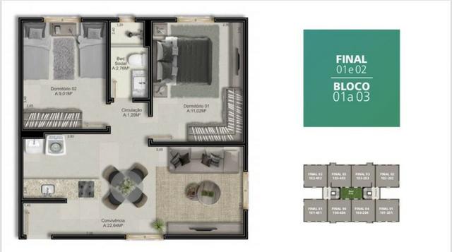 Apartamento a 5 Minutos do Centro - Foto 5
