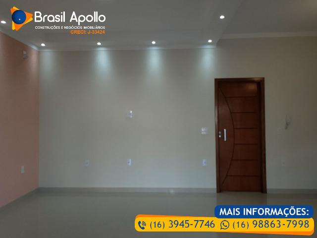 3 Quartos sendo 1 suíte, Casa nova no Jardim Grande Aliança, em Sertãozinho - Foto 2