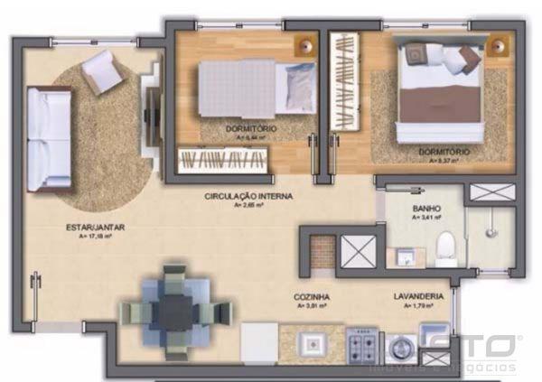 Apartamento à venda com 2 dormitórios em Campina, São leopoldo cod:7810 - Foto 5