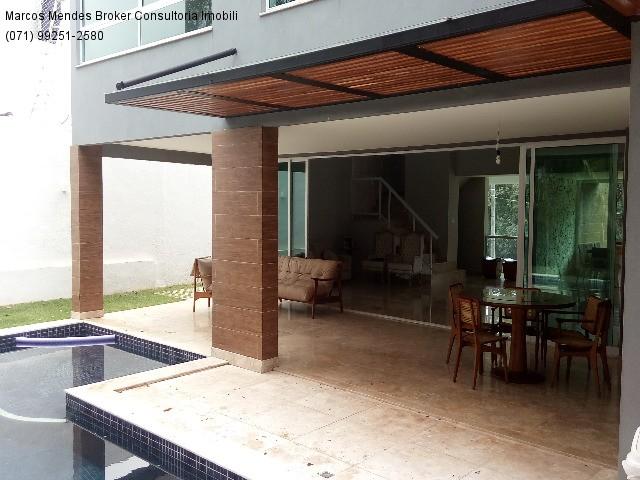 Linda casa pra venda ou locação - Alphaville Salvador 1. Lote diferenciado em parte alta. - Foto 8