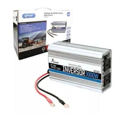 Inversor 24v Para 110v 3000w Conversor Caminhão Kp-547