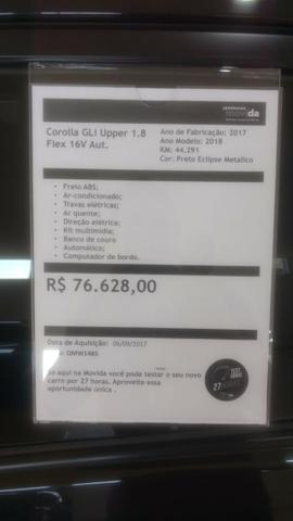 Corolla gli upper 1.8 2018 preto!!! vitor * !!! - Foto 8