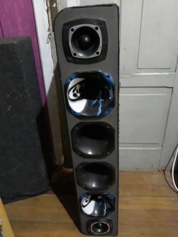 Caixa de som matador selenium duplo 15" + kit corneteira + 2 modulos - Foto 2
