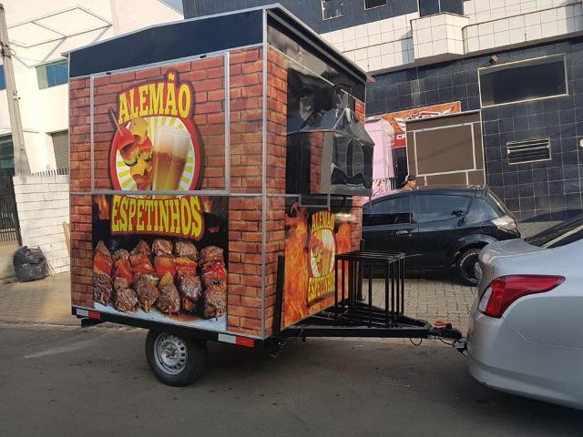 Food Trailer De Churrasco Espeto Fábrica De Trailer