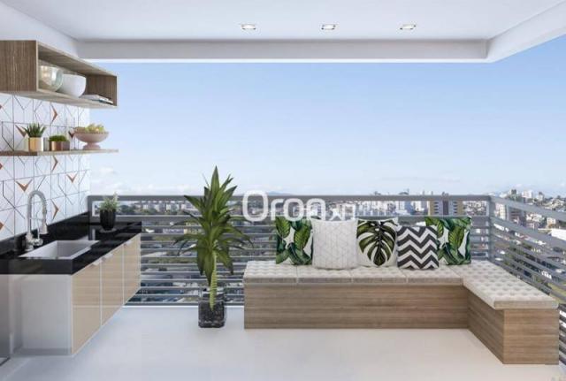 Apartamento com 2 dormitórios à venda, 58 m² por R$ 203.000,00 - Vila Rosa - Goiânia/GO - Foto 4