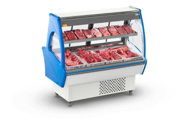 Expositor Açougue 1,50m Injetado Plus Prateleira 1500 Refrimate