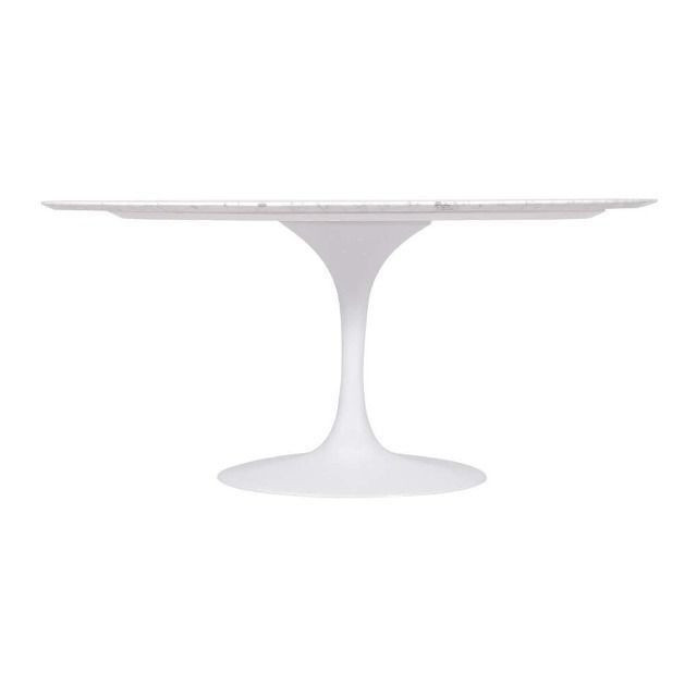 Mesa Saarinen Oval - Carrara 1.20 x 0.80 - Foto 4