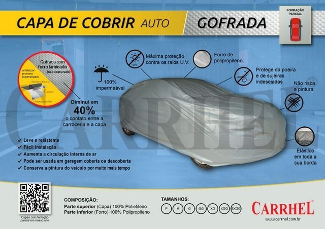 Capa para Cobrir Carro e Moto P M G - Carrhel - Foto 2
