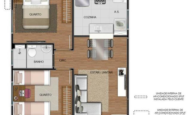 Apartamento com 2 dormitórios à venda, 41 m² por R$ 144.300,00 - Jd. Europa - Suzano/SP - Foto 14