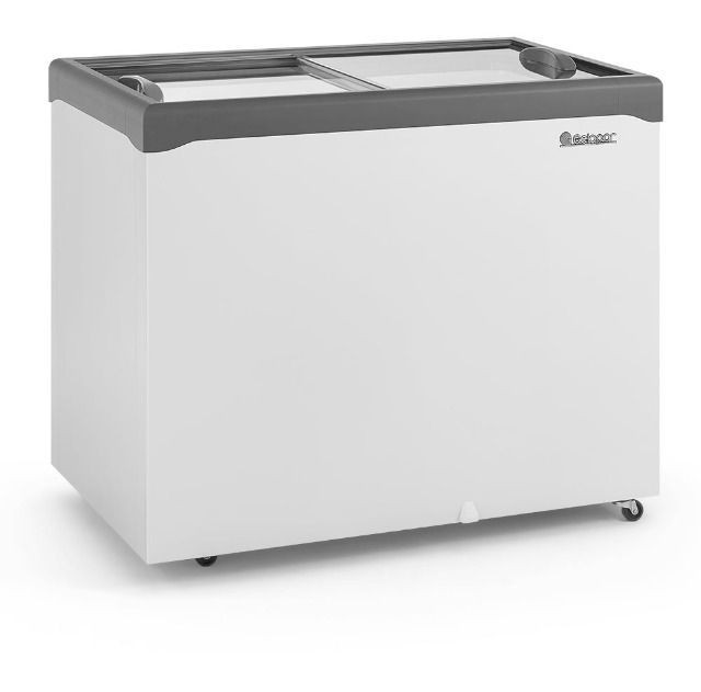 Freezer Horizontal Tampa de vidro 310lts