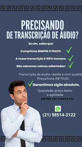  Psicoterapia e transcrição de áudio