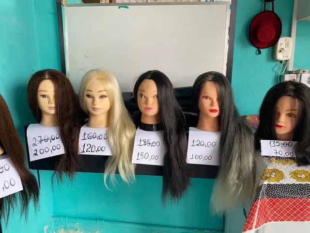 Cabeças de bonecas  para cabeleireiro  iniciantes