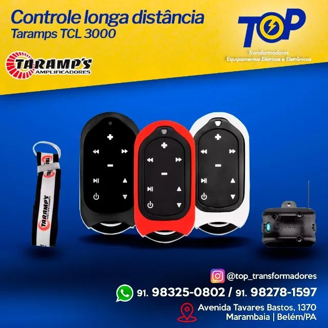 controle de longa distancia taramps TCL 3000 