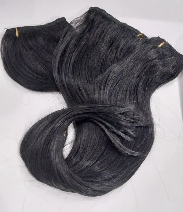Cabelo bio humano em telas de topo de cabeça. - Foto 3
