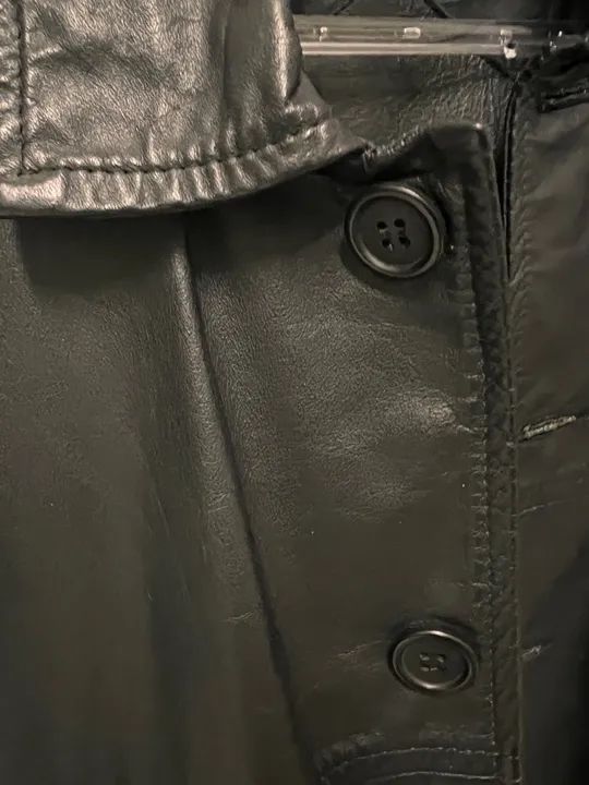 Jaqueta de Couro legítimo Masculina Preta