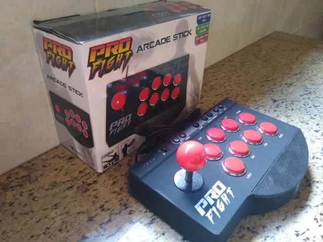 Controlador de Jogo Arcade Stick Pro Figh - Foto 4