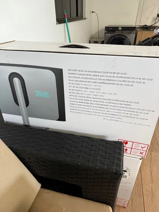 Monitor 4K 32 aw3225qf QD-OLED Dell lacrado - Foto 2