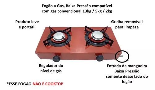 Fogão da moda estilo Cooktop 2 bocas - Foto 4