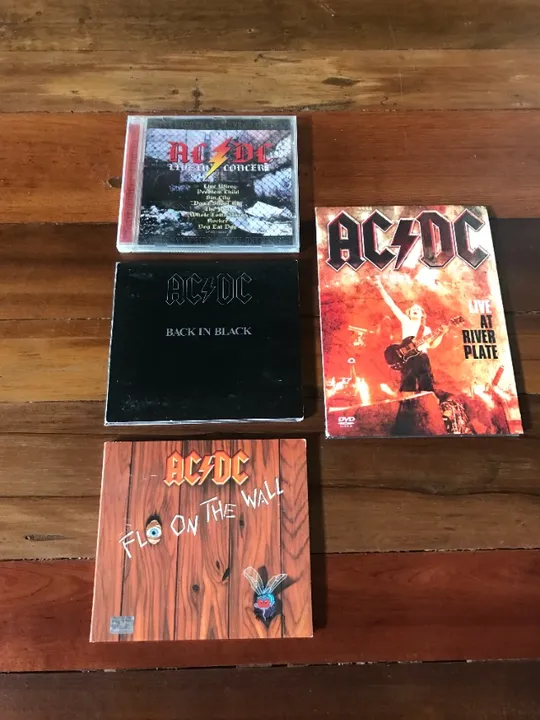 AC DC - Lote c/ 3 CDS + DVD