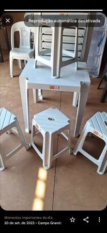 Jogo de mesa com banquetas - Foto 4