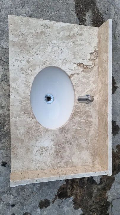 Pia Travertino para lavatório Nova - Foto 3