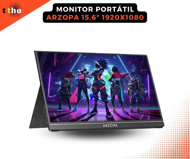 Monitor Portátil Arzopa 15,6" 1920x1080 144Hz