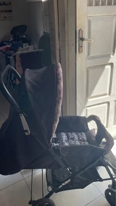 Carrinho de bebê usado em perfeito estado! - Foto 2