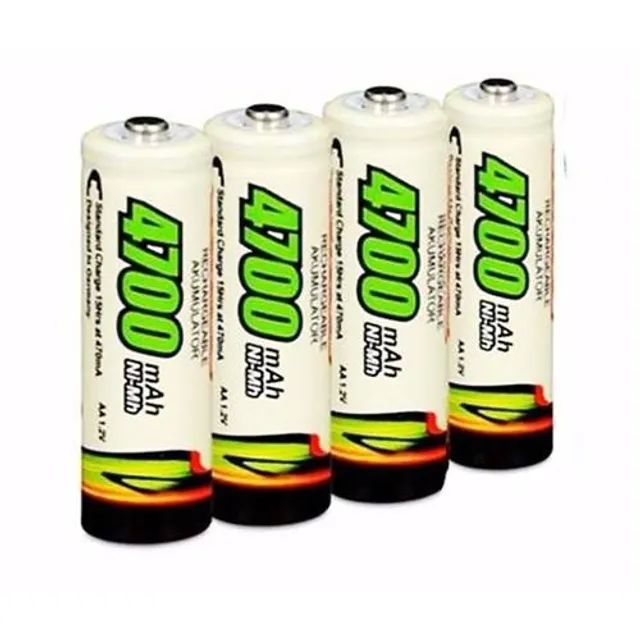 Pilha Recarregável Aa 4700 Mah - Cartela Com 4 Unidades - Foto 2