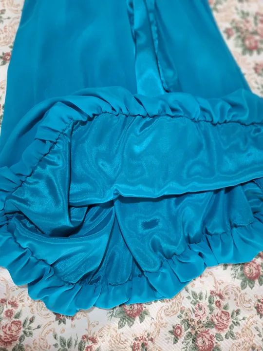 vestido de cetim balão semi novo - Foto 2