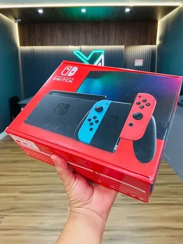 Nintendo switch v2 lacrado com garantia de 1 ano 