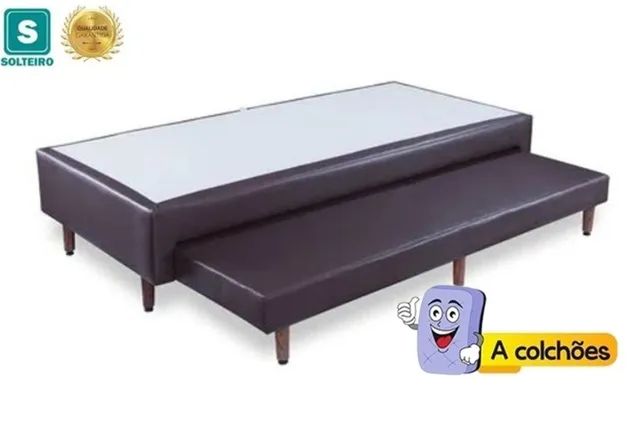 Cama Box Solteiro 78x188 C/ Aux. Espuma - Foto 4
