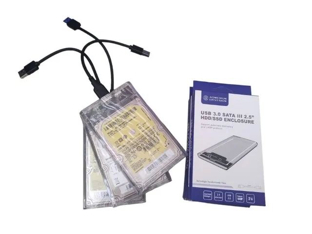 HD Externo 500GB, P/ notebook, PC e vídeo game